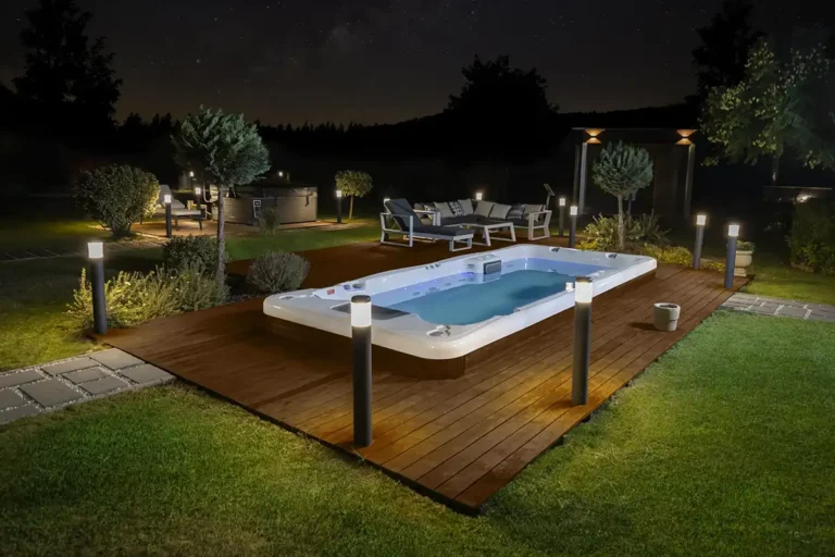 in-ground swimming pool or swim spa