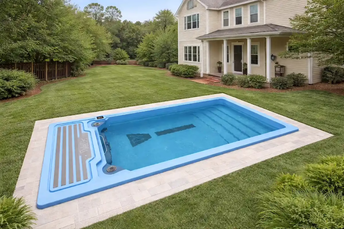 a pool constructed by a sanford swimming pool contractor