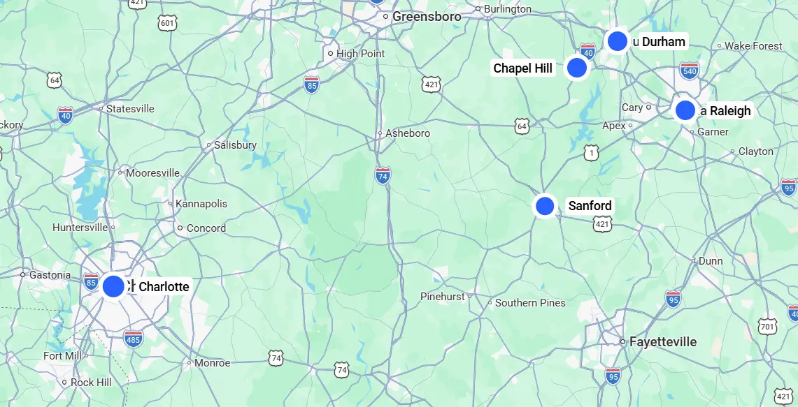 Epic Swimming Pools proudly serves homeowners throughout Raleigh and the greater Triangle region.