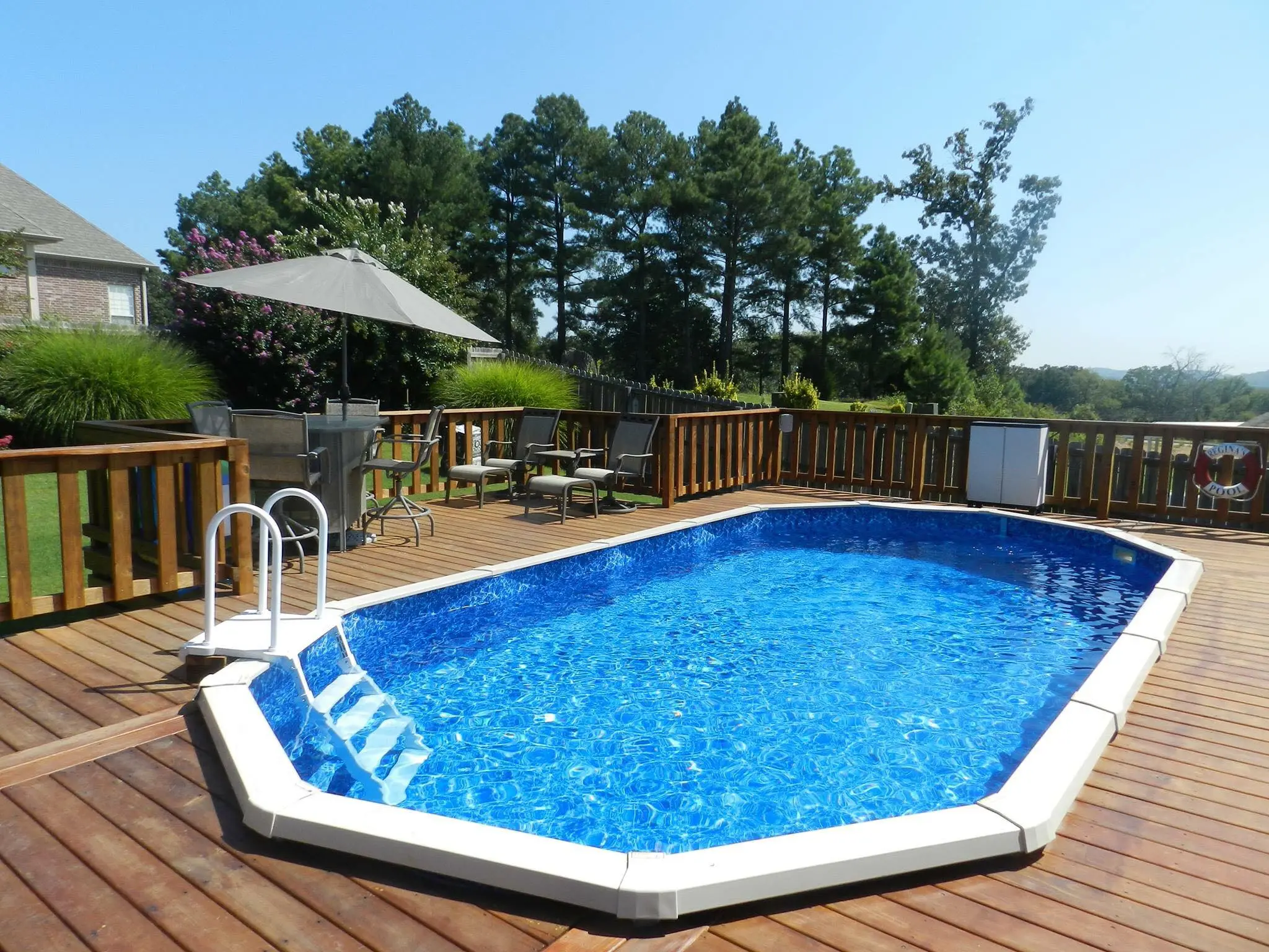 Backyard bliss brought to you by Doughboy Pools: Dive into relaxation and elevate your outdoor living!