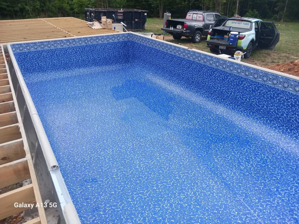 Building a pool for sale in NC