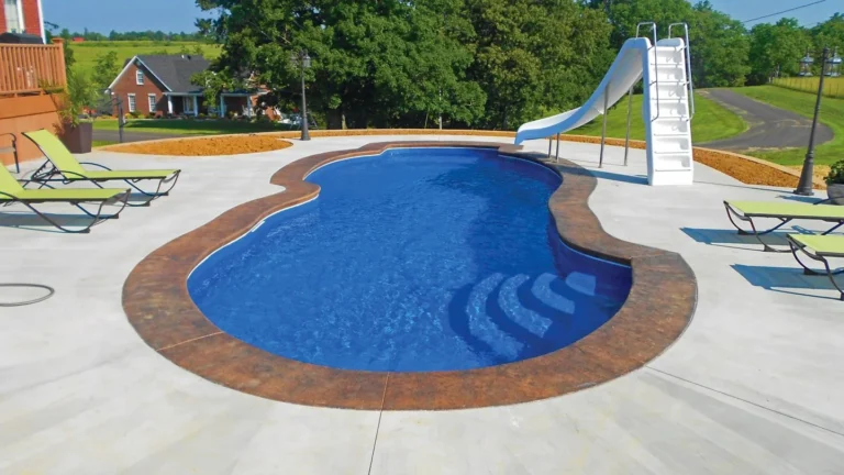 St. Lucia fiberglass pool